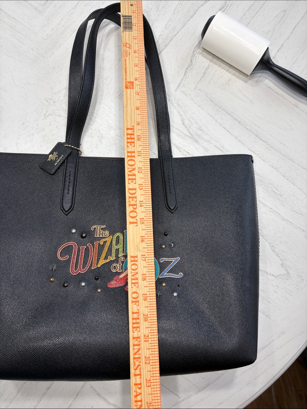 Coach Black Tote with Multicolor Wizard of Oz Graphic - Picture 11 of 11